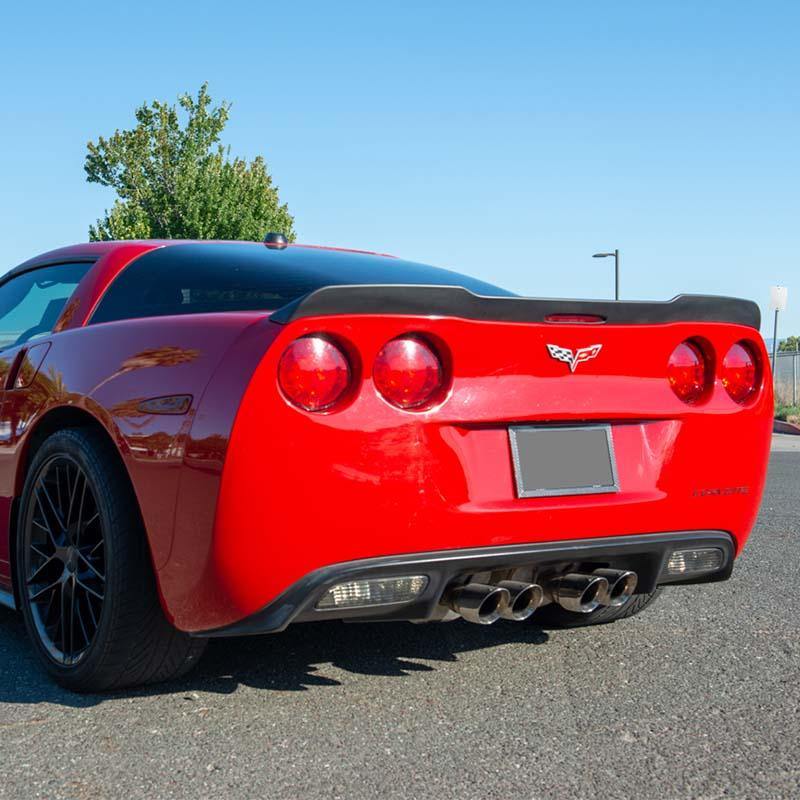EOS 2005-2013 Corvette C6 ZR1 Extended Rear Carbon Fiber Trunk Spoiler
