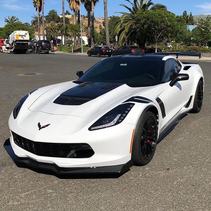 EOS 2014-2019 Corvette C7 Stage 2.5 ZR1 Conversion Stingray Carbon Flash Full Aero Kit