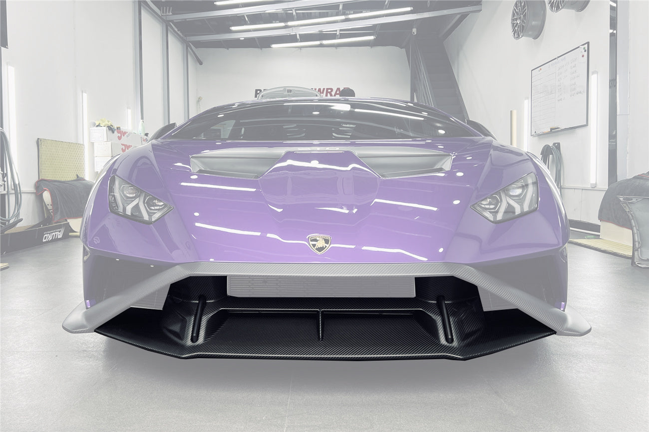 DarwinPRO 2021-UP Lamborghini Huracan STO Dry Carbon Fiber Down-Front Lip