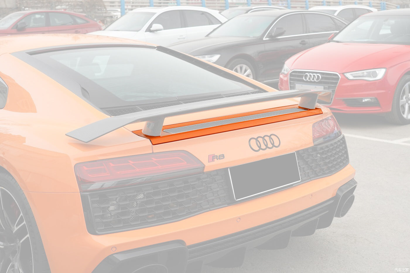 DarwinPro Aerodynamics DarwinPRO R8 GEN2 Coupe ONLY Carbon Fiber Wing Base