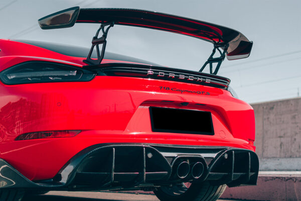 DarwinPRO 2016-2025 Porsche 718 Cayman And Boxster Stuttmate Carbon Fiber Rear Diffuser
