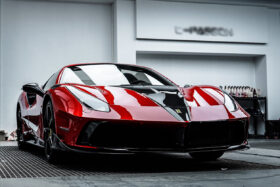 DarwinPro Aerodynamics DarwinPRO 488 GTB & Spider MSY Style Front Bumper for Ferrari 488