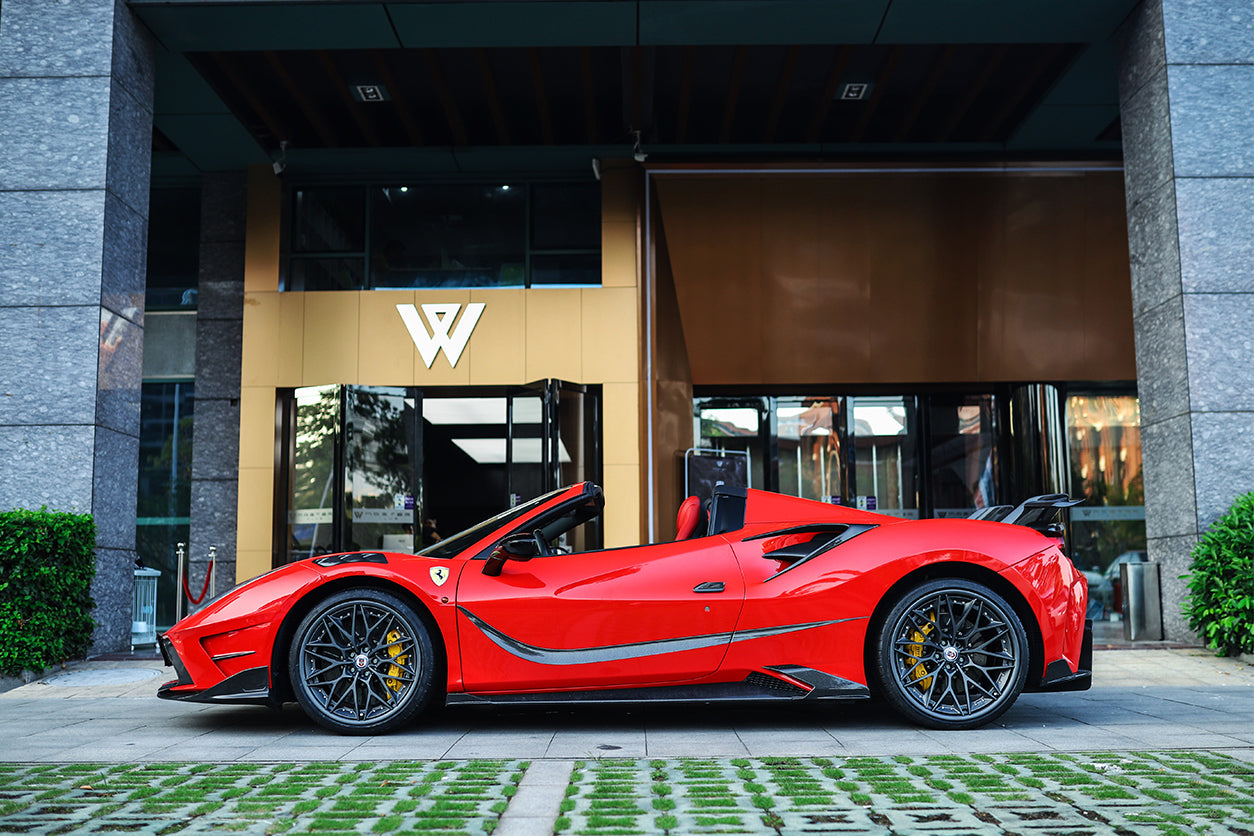 DarwinPRO 2015-2020 Ferrari 488 GTB & Spider MSY Style Side Skirts - FF Performance