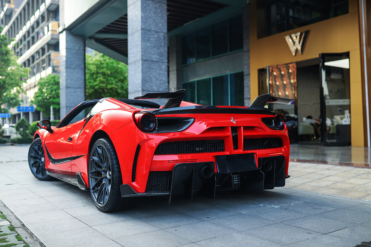 DarwinPRO 2015-2020 Ferrari 488 GTB & Spider MSY Style Rear Bumper - FF Performance