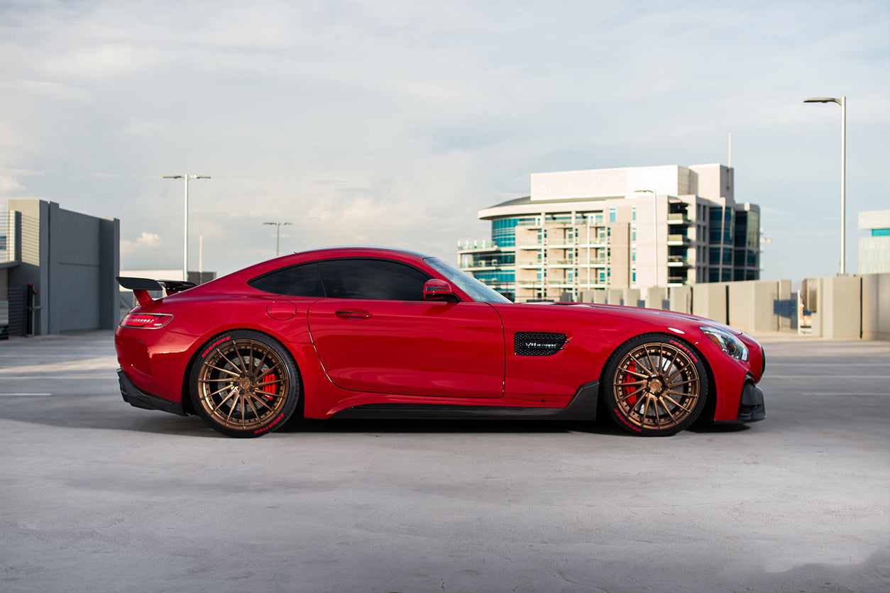 DarwinPRO 2015-2021 Mercedes Benz AMG GT GTS  Partial Carbon Fiber Side Skirts DarwinPRO IMP Design