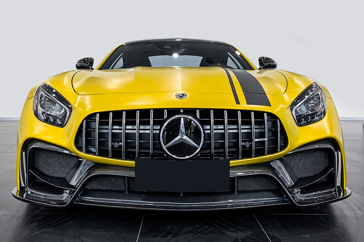 DarwinPRO 2017-2021 Mercedes Benz AMG GT GTS GTC Partial Carbon Fiber Front Bumper DarwinPRO IMP Design