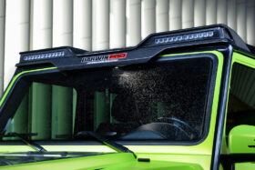 DarwinPRO 2008-2018 Mercedes Benz W463 G Wagon IMP Style Carbon Fiber Front Roof Spoiler | Fits G500, G550, G63 AMG, G65 AMG - image 8