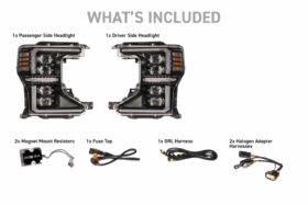Morimoto 2020-2022 Ford Super Duty XB Evo Hybrid LED Headlights (4)