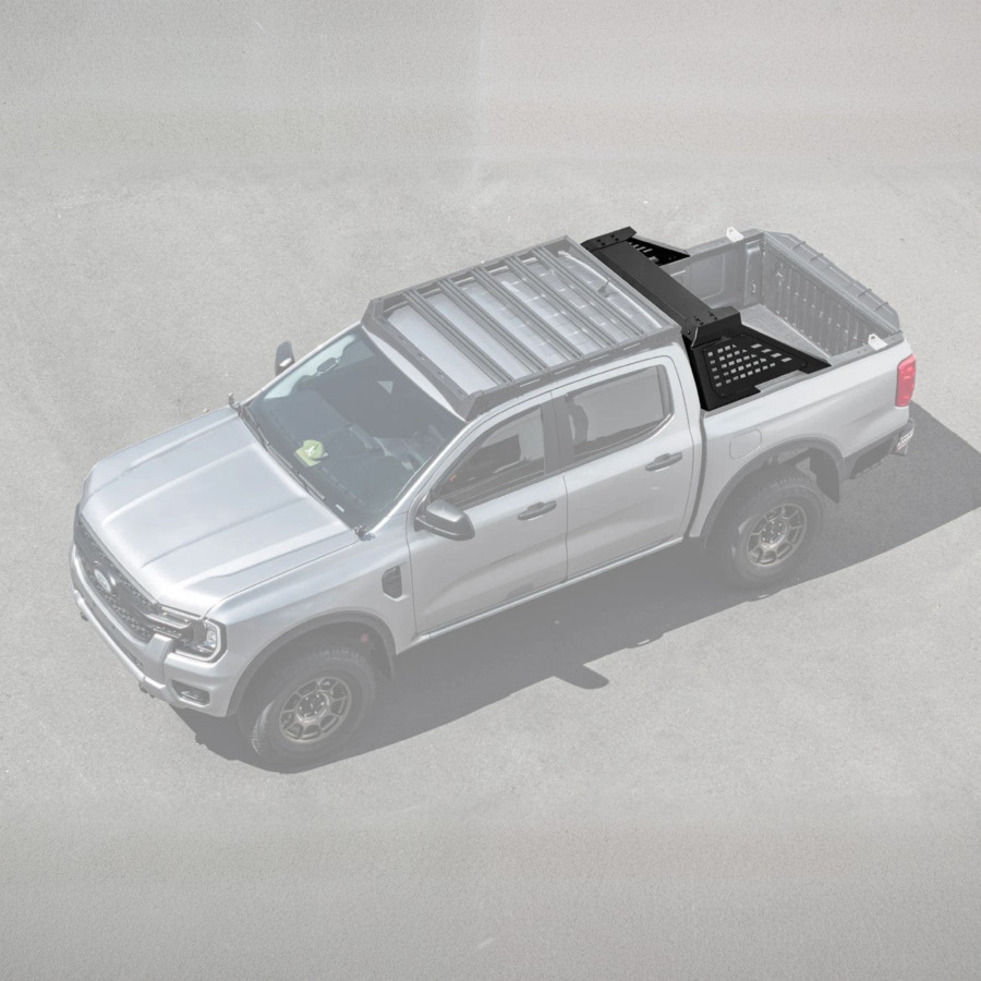 Ranger Off-Road Carbon Steel Bed Sport Roll Bar – Textured Black
