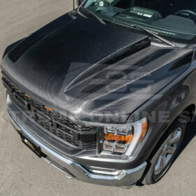 2021-2026 Ford F-150 Carbon Fiber Cowl Hood Cover - image 4