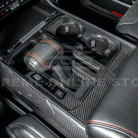 2021-2025 Ford F-150 Dry Carbon Fiber Center Console Gear Shift Panel Cover - image 3