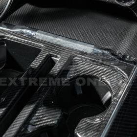 2021-2025 Ford F-150 Dry Carbon Fiber Center Console Gear Shift Panel Cover - image 5
