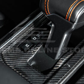 2021-2025 Ford F-150 Dry Carbon Fiber Center Console Gear Shift Panel Cover - image 6