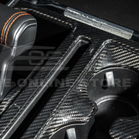 2021-2025 Ford F-150 Dry Carbon Fiber Center Console Gear Shift Panel Cover - image 7