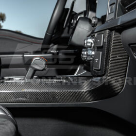 2021-2025 Ford F-150 Carbon Fiber Center Console Side Panel Trim Cover - image 4