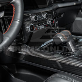 2021-2025 Ford F-150 Carbon Fiber Center Console Side Panel Trim Cover - image 5