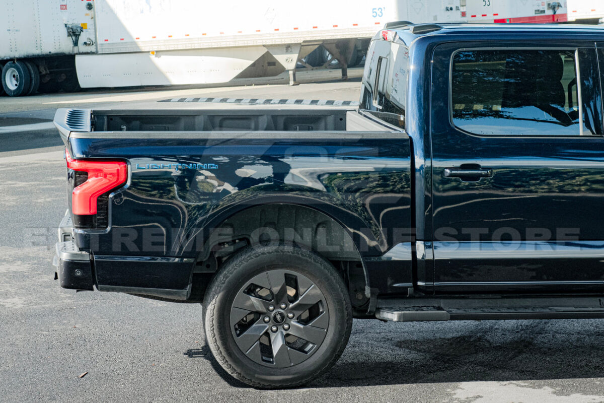 2022-2026 Ford F-150 Lightning Tailgate Rear Spoiler installed
