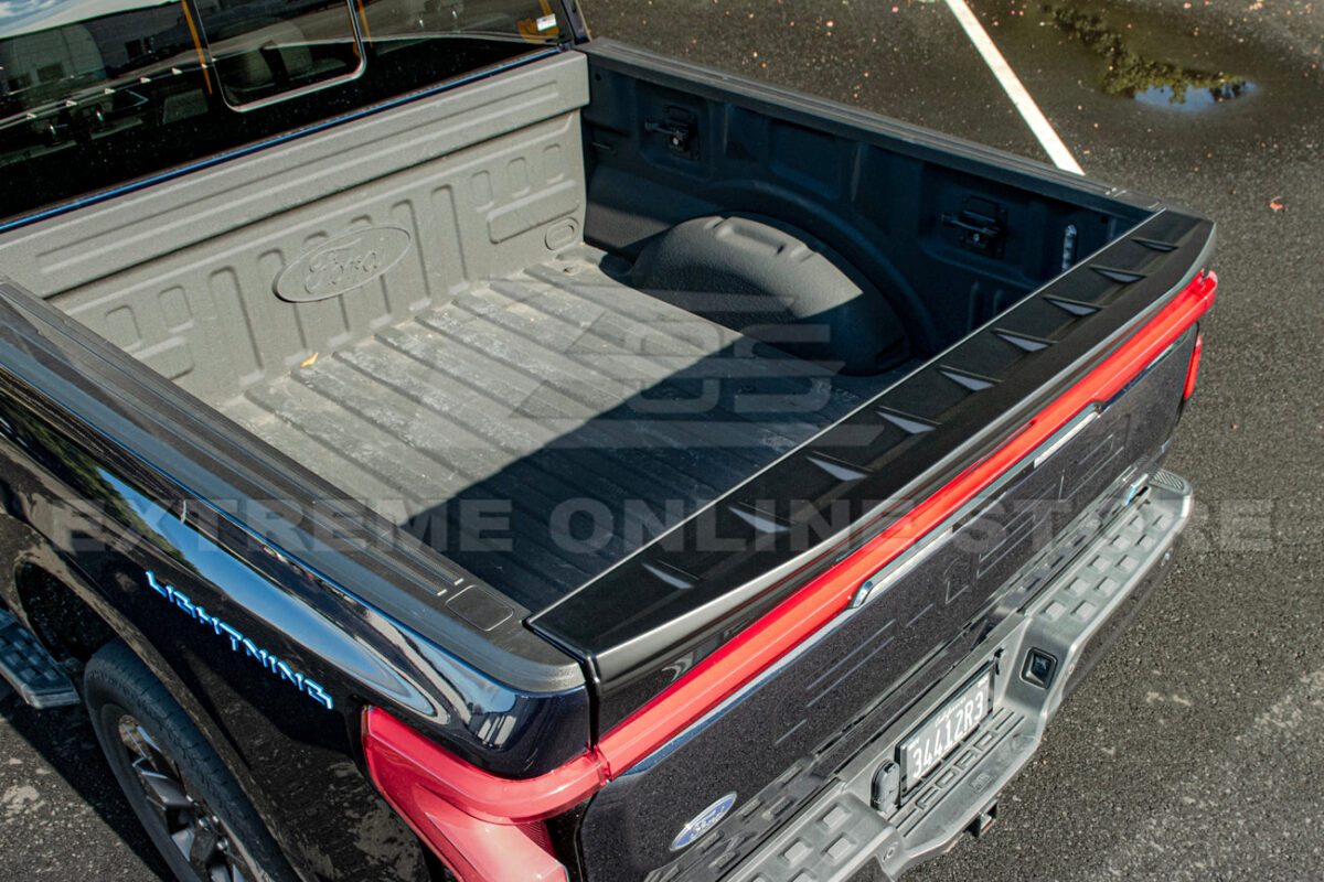 2022-2026 Ford F-150 Lightning Tailgate Rear Spoiler installed