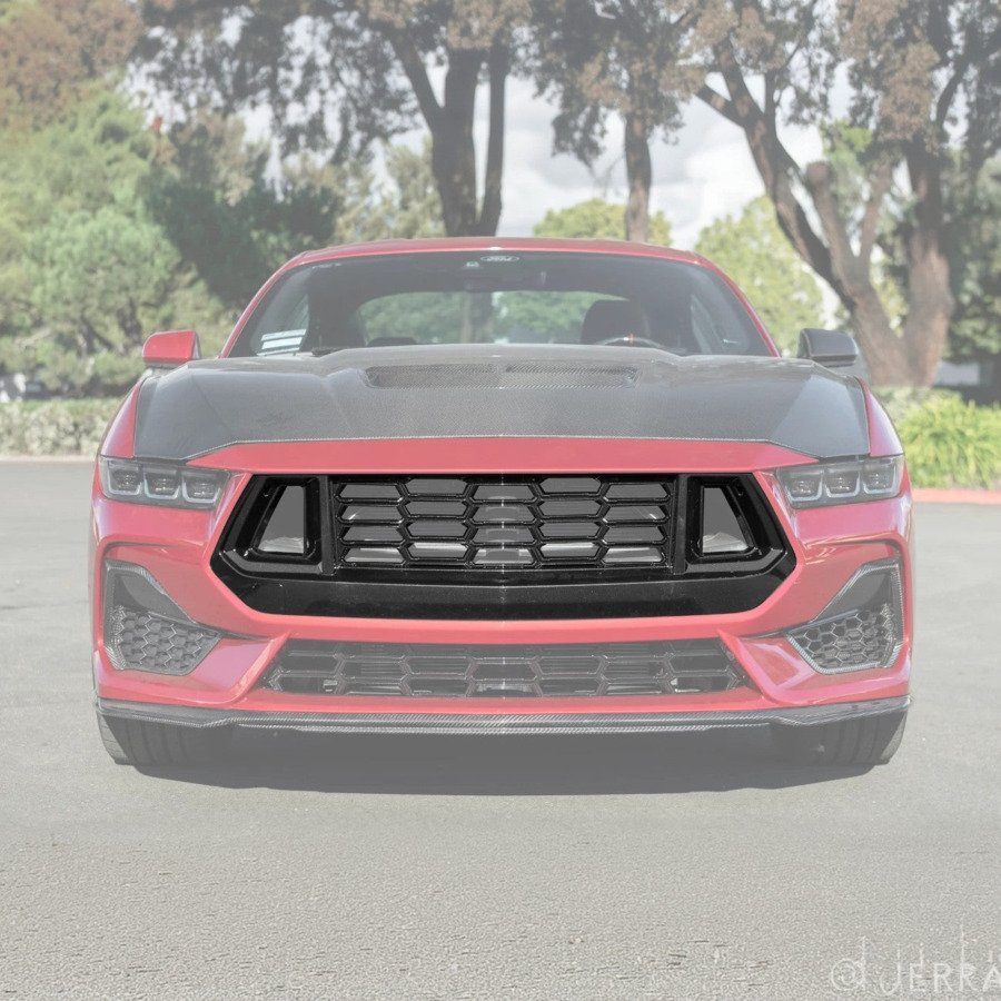 2024–2025 Ford Mustang S650 Dark Horse Style Upper Front Grille Insert