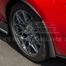 2024-2026 Ford Mustang S650 Dry Carbon Fiber Fender Flares & Mud Flap Kit - image 4