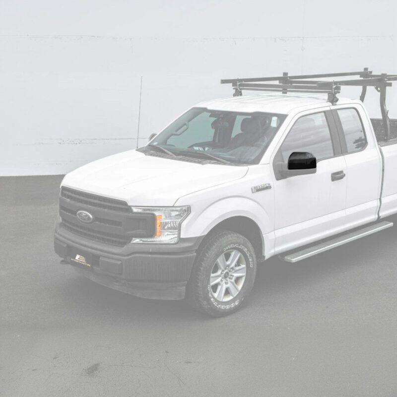 2015-2020 Ford F-150 Carbon Fiber Tape-On Side Mirror Cap Covers installed