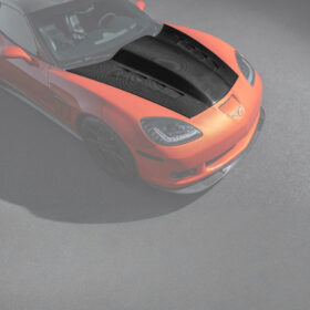 Extreme Online Store Corvette C6 Carbon Fiber Track Package Hood for C6 Corvette