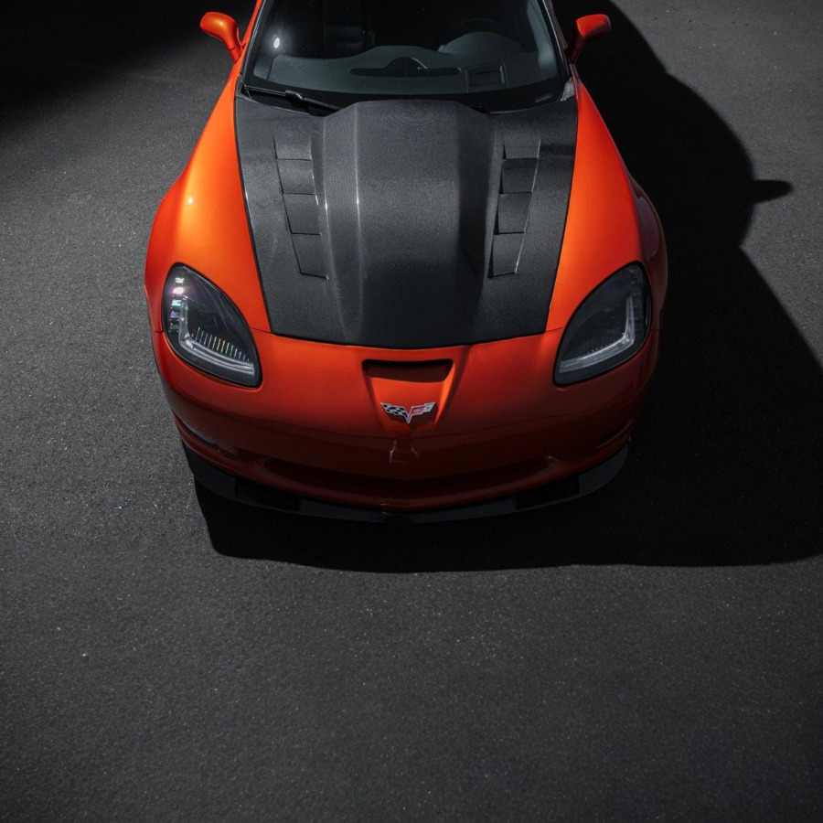 2005–2013 Chevrolet Corvette C6 Carbon Fiber Track Package Hood
