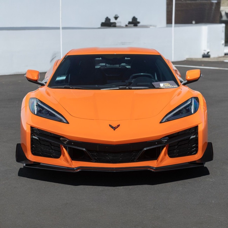 2023–2025 Chevrolet Corvette C8 Carbon Fiber Front Bumper Canards