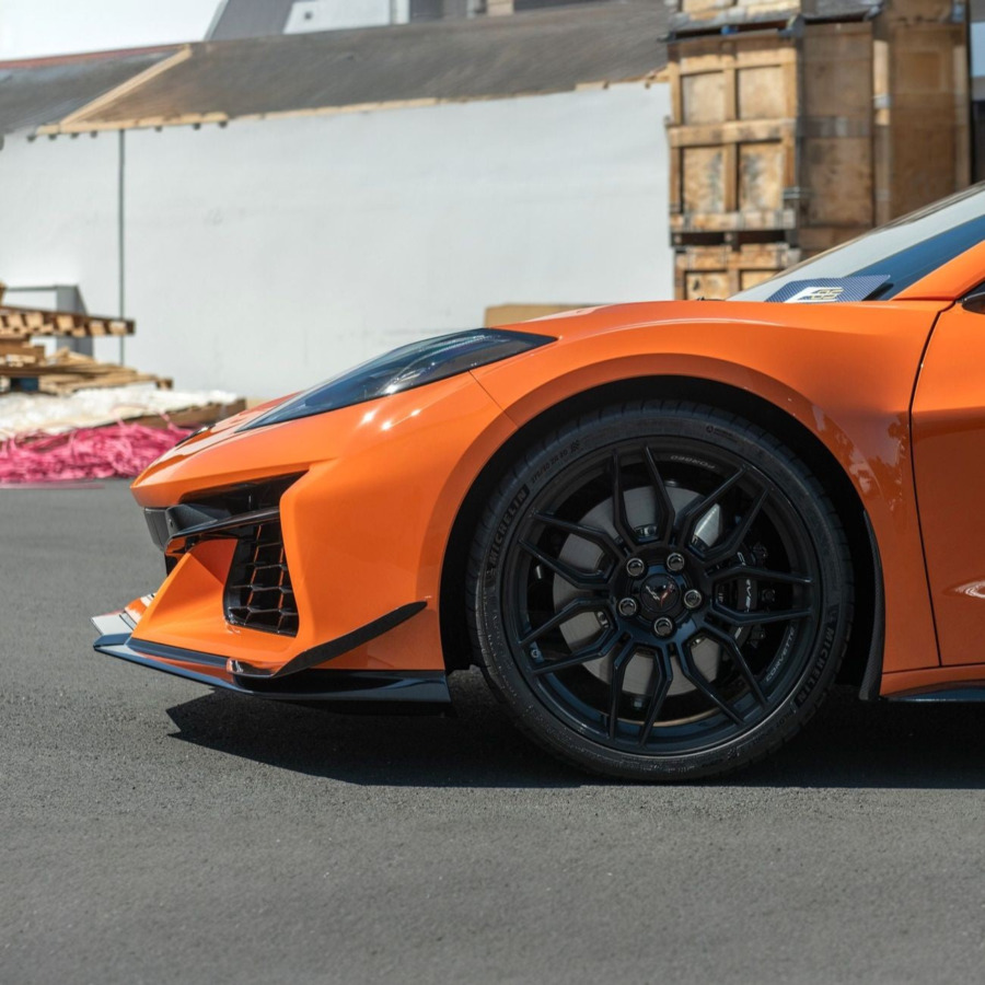 2023–2025 Chevrolet Corvette C8 Carbon Fiber Front Bumper Canards