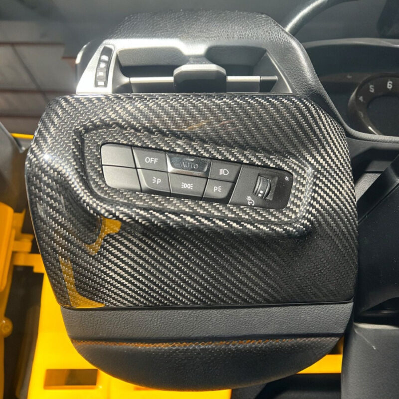 EOS 2020-2026 Toyota GR Supra Carbon Fiber JDM Factory Style Headlight Switch Cover