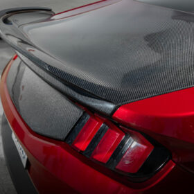 Mustang S650 Carbon Fiber Trunk with Integrated Ducktail Spoiler for S650 Mustang - Image 11