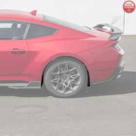 2024-2026 Ford Mustang S650 Dry Carbon Fiber Fender Flares & Mud Flap Kit - image 8