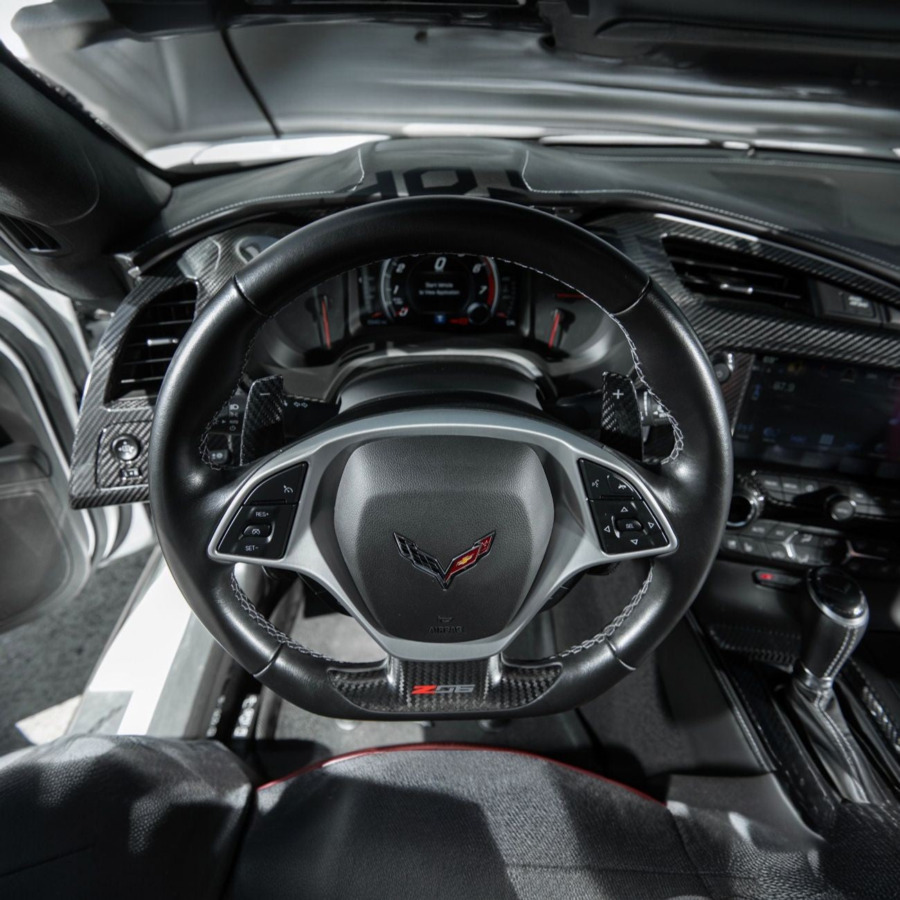 2014–2019 Chevrolet Corvette C7 Carbon Fiber Paddle Shifter Extensions