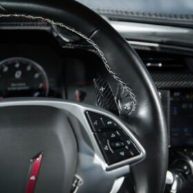 Extreme Online Store Corvette C7 Carbon Fiber Paddle Shifter Extensions (Pair) for C7 Corvette - Image 13