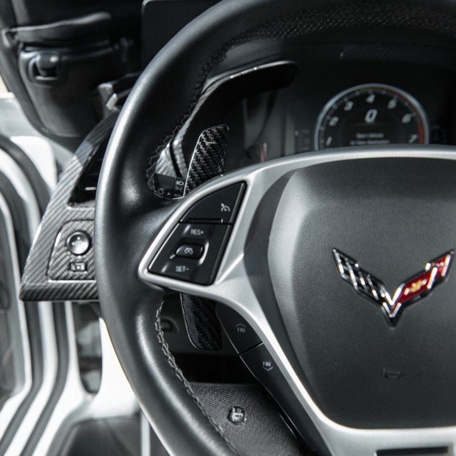 2014–2019 Chevrolet Corvette C7 Carbon Fiber Paddle Shifter Extensions