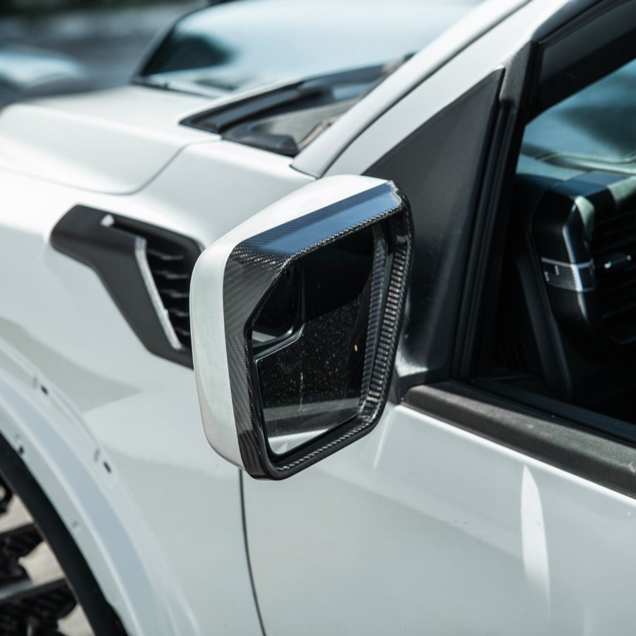 2021–2026 Ford F-150 Carbon Fiber Side Mirror Covers