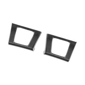 2021-2026 Ford F-150 / F-150 Lightning Dry Carbon Fiber Rear Door Side Storage Cup Holder Cover Overlays - image 9