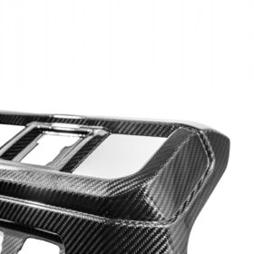 2021-2026 Ford F-150 & Lightning Dry Carbon Fiber Rear Console AC Vent & Anti-Kick Panel Overlay - image 6