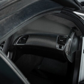 Extreme Online Store Corvette C7 Carbon Fiber Passenger Dash Air Duct Vent Cover for C7 Corvette - Image 5