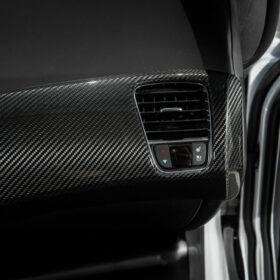 Extreme Online Store Corvette C7 Carbon Fiber Passenger Dash Air Duct Vent Cover for C7 Corvette - Image 7