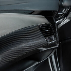 Extreme Online Store Corvette C7 Carbon Fiber Passenger Dash Air Duct Vent Cover for C7 Corvette - Image 4