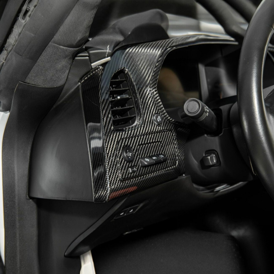 2014–2019 Chevrolet Corvette C7 Carbon Fiber Driver Instrument Panel Trim Cover