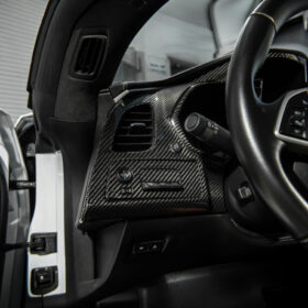 Extreme Online Store Corvette C7 Carbon Fiber Driver Instrument Panel Trim Cover for C7 Corvette - Image 9