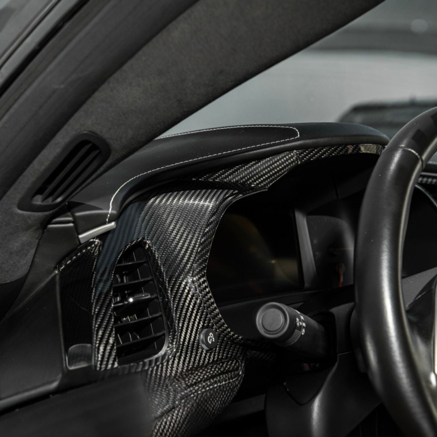 2014–2019 Chevrolet Corvette C7 Carbon Fiber Driver Instrument Panel Trim Cover