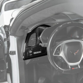 Extreme Online Store Corvette C7 Carbon Fiber Driver Instrument Panel Trim Cover for C7 Corvette - Image 6