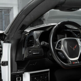 Extreme Online Store Corvette C7 Carbon Fiber Driver Instrument Panel Trim Cover for C7 Corvette - Image 11