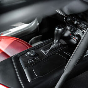 Extreme Online Store Corvette C7 Carbon Fiber Center Console Shifter Trim Cover for C7 Corvette - Image 4