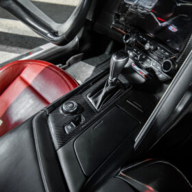 Extreme Online Store Corvette C7 Carbon Fiber Center Console Shifter Trim Cover for C7 Corvette - Image 8