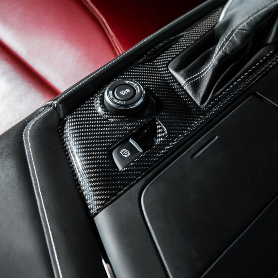 2014–2019 Chevrolet Corvette C7 Carbon Fiber Center Console Shifter Trim Cover