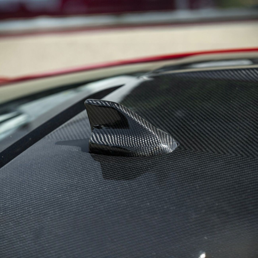 2024–2026 Ford Mustang S650 Carbon Fiber Shark Fin Antenna Cover